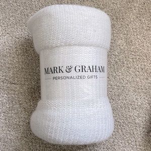 Mark & Graham grey throw blanket 50x60